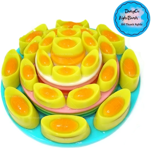 Vĩ Nhựa PP - Thỏi Vàng - 9c - 6cm - Trơn