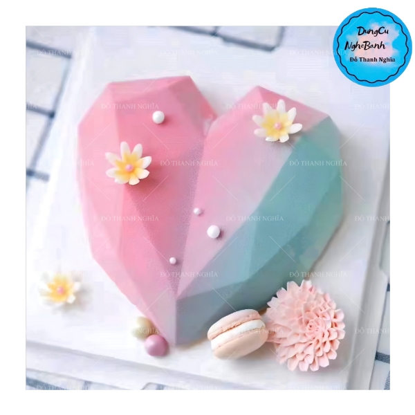 Vĩ Nhựa PP - Trái Tim Kim Cương 19cm