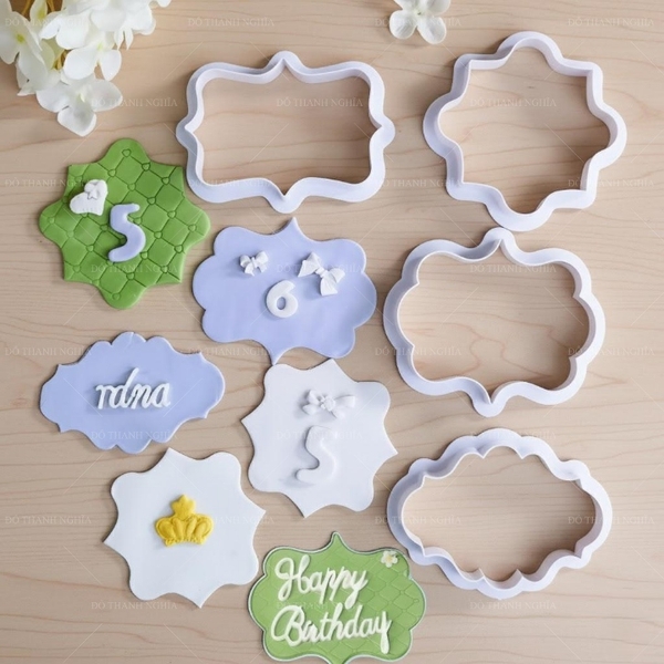 Vòng Ấn Cắt - Xôi Đậu Rau Cau - Set 4 Khuôn Cắt