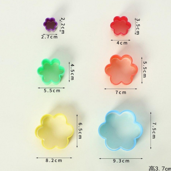 Vòng Ấn Cắt - Xôi Đậu Rau Cau - Set 6 Hình Hoa Mai
