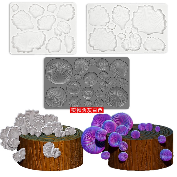 Khuôn Silicon - Lá Quạt 19c- Nấm