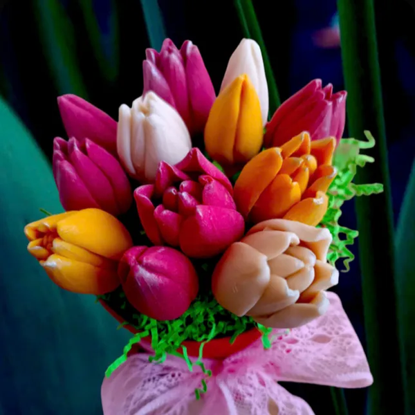 Khuôn Silicon - Tulip Mới Hoa Trung 4cm