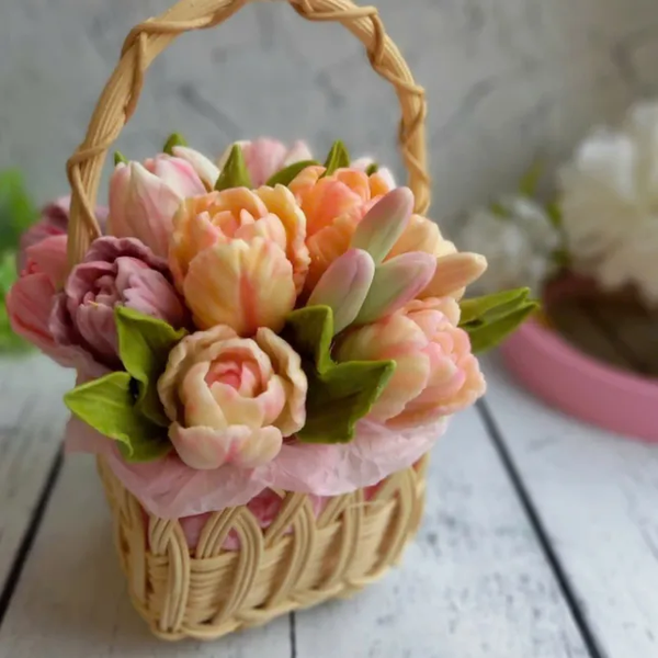 Khuôn Silicon - Tulip Mới Hoa Trung 4cm