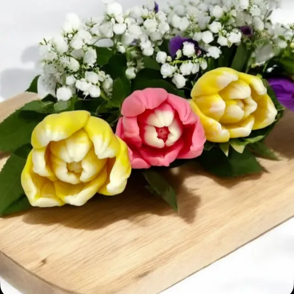 Khuôn Silicon - Tulip Mới Hoa 5 Cm