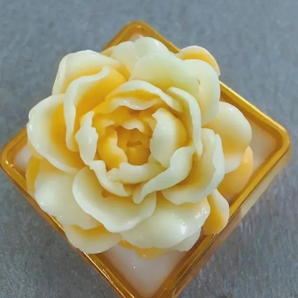 Khuôn Silicon - Hoa Mẫu Đơn - 6.7cm