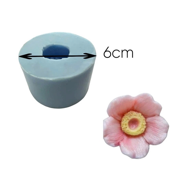 Khuôn Silicon - Hoa Cúc Đồng Tiền - Cánh Thẳng - 5cm