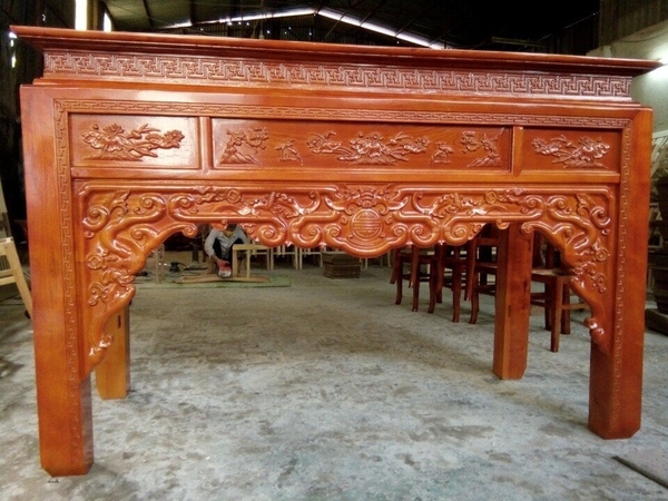 hán gian bàn thờ gỗ mít