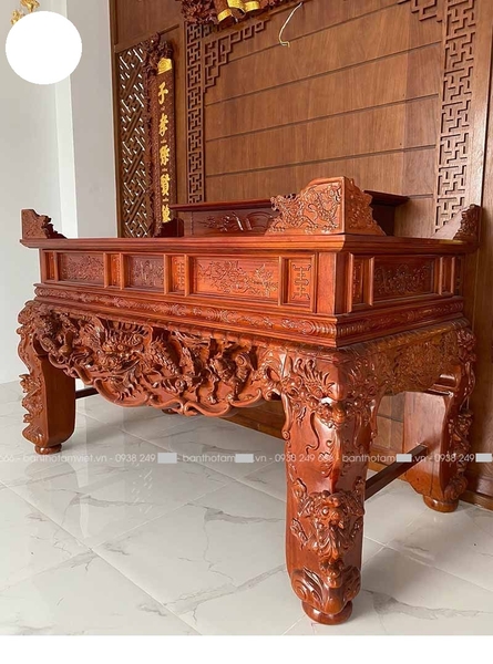 án gian trạm rồng gỗ mít