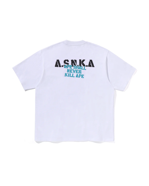 Stencil Font Ape Head Relaxed Fit Tee