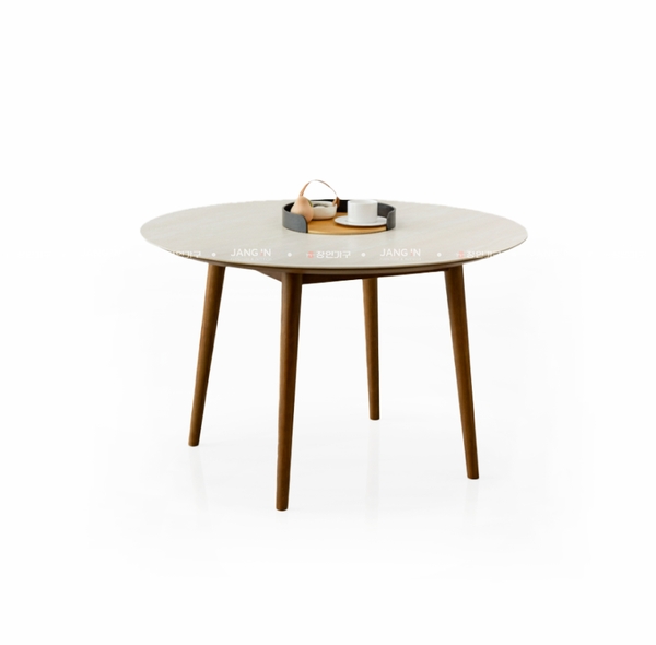 BÀN ĂN TRÒN ĐÁ CERAMIC ADELINE 6 CHỖ
