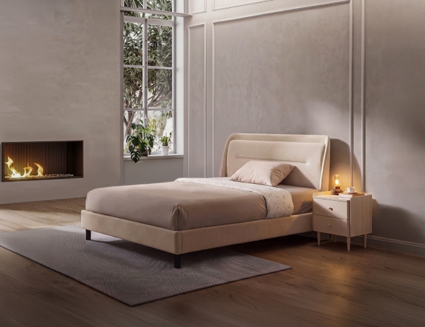 GIƯỜNG NGỦ VẢI ARTE 1.2M