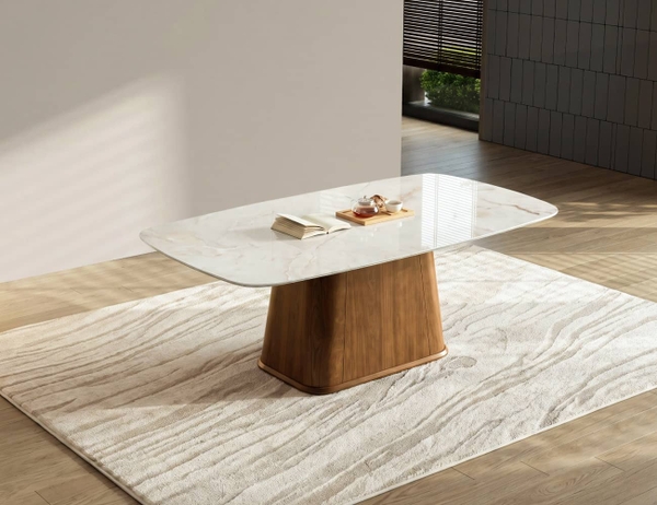 BÀN ĂN MẶT ĐÁ CERAMIC EDEN 6 CHỖ