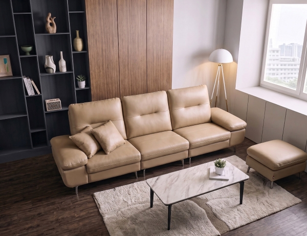 SOFA DA 4 CHỖ FREYA