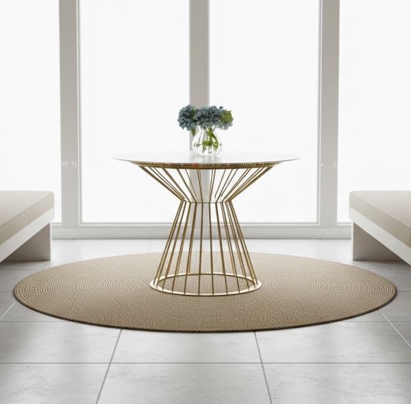 GEORGIA- BÀN ĂN TRÒN 4 CHỖ(Hàng Trưng Bày)