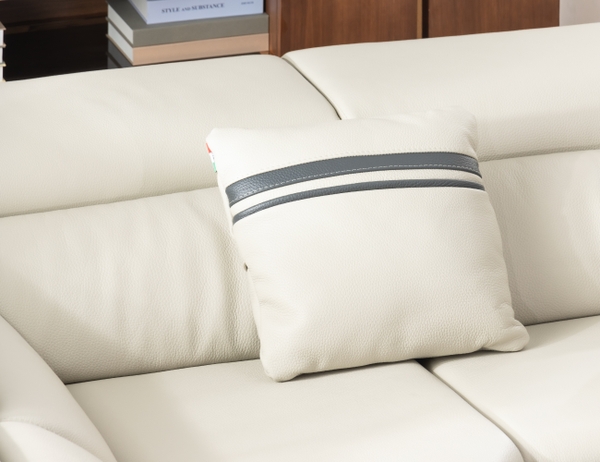 SOFA DA 4 CHỖ INDI IVORY
