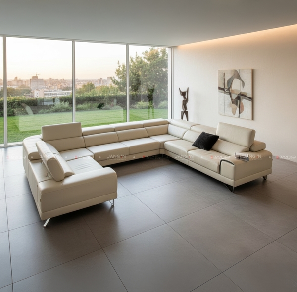 SOFA GÓC DA INDI(N) IVORY