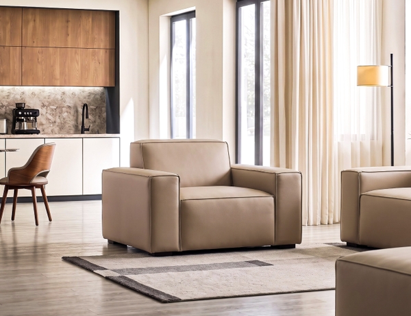 SOFA DA SILICONE MODERO 1 CHỖ