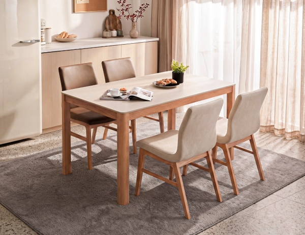 BỘ BÀN ĂN CERAMIC 4 CHỖ NORDIC