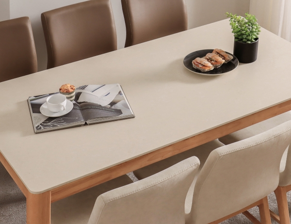 BỘ BÀN ĂN CERAMIC 6 CHỖ NORDIC