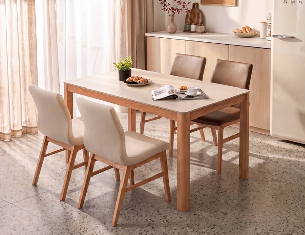 BỘ BÀN ĂN CERAMIC 4 CHỖ NORDIC