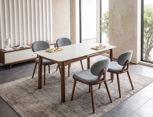 BỘ BÀN ĂN CERAMIC MỞ RỘNG STELLA