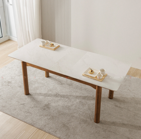 BÀN ĂN CERAMIC PORCELAIN MỞ RỘNG STELLA