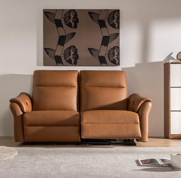 SOFA DA VIENNA 3 CHỖ TOBACCO