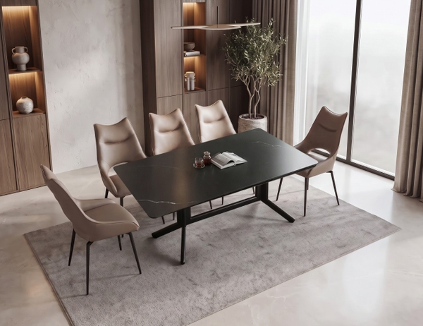 BỘ BÀN ĂN ĐÁ CERAMIC 6 CHỖ WINSTON