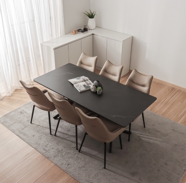 BỘ BÀN ĂN ĐÁ CERAMIC 6 CHỖ WINSTON