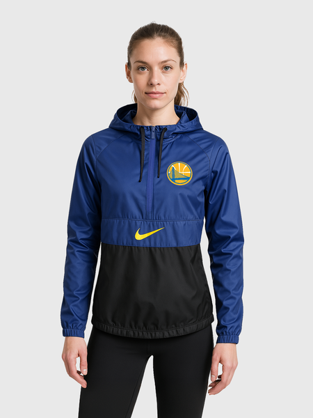 Áo Khoác NK Nba Hooded Golden State Warrior Packable Jacket