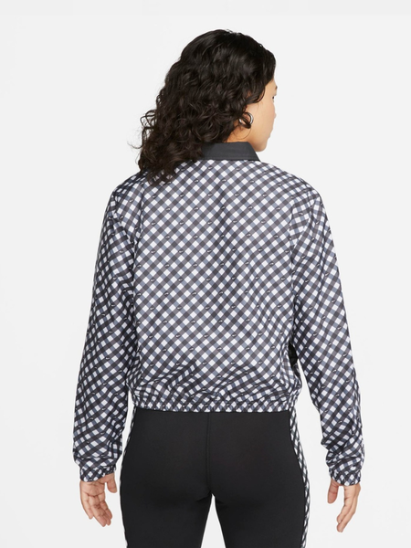 Áo Khoác NK Women's Gingham Coach Feminina Jacket