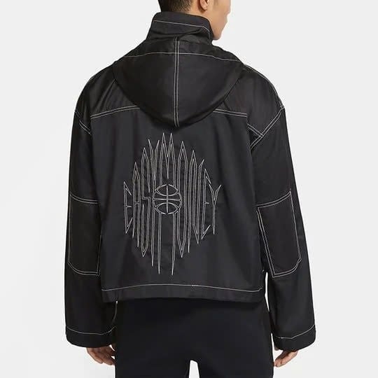Áo Khoác NK Swoosh Embroidered Pattern Woven Basketball Jacket