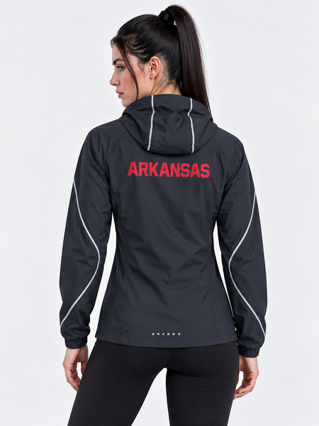 Áo Khoác NK Women’s Shield Windbreaker Arkansas Jacket