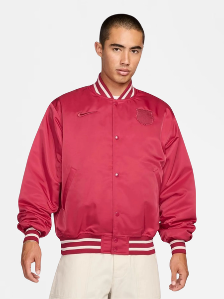 Áo Khoác NK FC Barcelona Dugout Home Satin Jacket