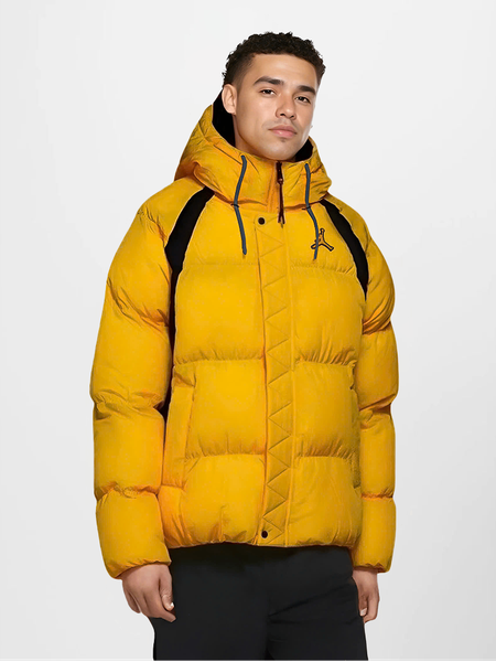 Áo Phao Air JD Wide Stripe Zipper Hooded Winter Jacket