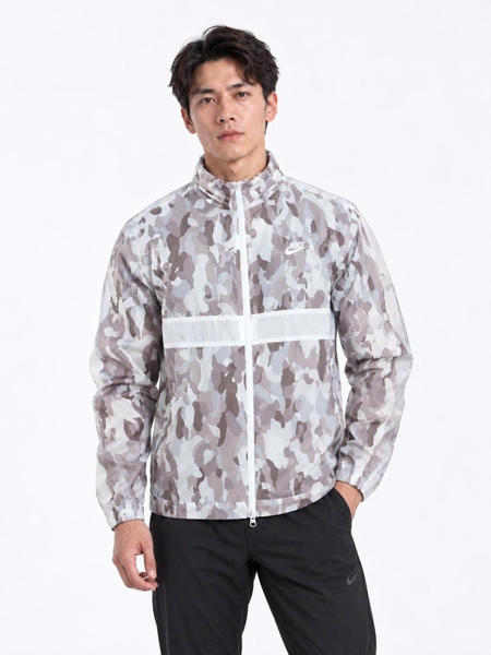 Áo Khoác NK Men’s Windbreaker Hooded Camo Jacket