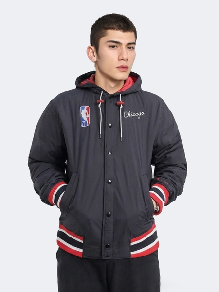 Áo Phao NK Chicago Bulls City Edition Courtside Hooded Full-Zip Bomber Jacket