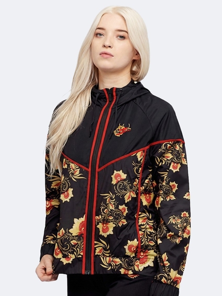 Áo Khoác NK Women's Windbreaker AOP Floral