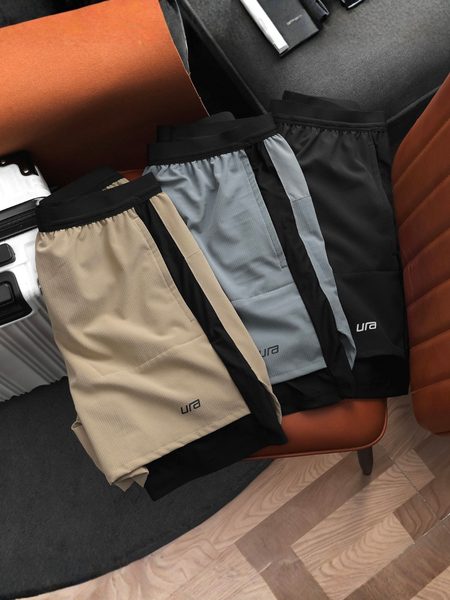 Quần Ngắn Ura Stride Hybrid Running Shorts