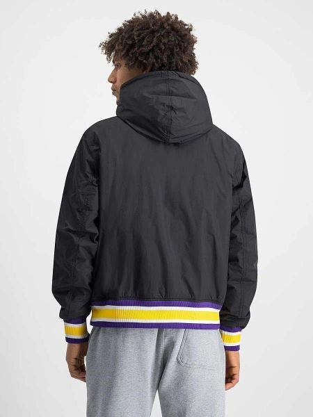 Áo Phao NK Los Angeles Lakers Courtside NBA Hooded Winter Puffer Jacket
