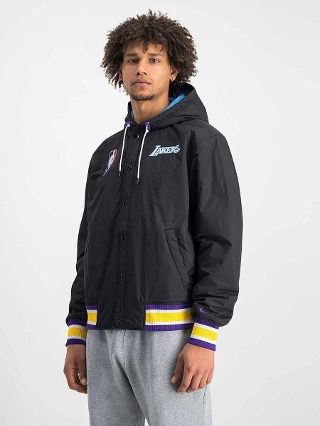 Áo Phao NK Los Angeles Lakers Courtside NBA Hooded Winter Puffer Jacket
