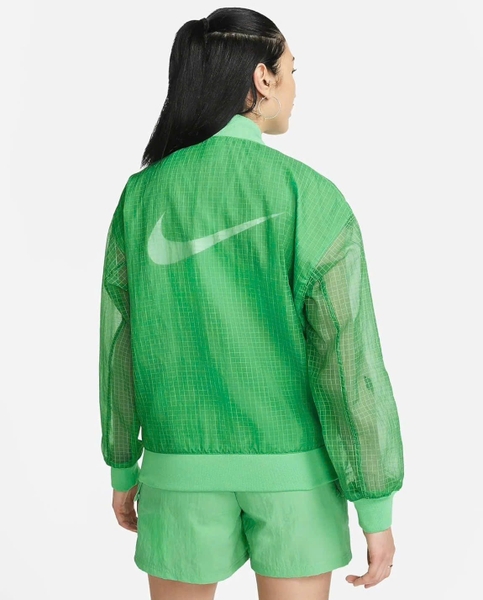 Áo Khoác NK Women's Sportswear Essentials Woven Varsity Bomber Jacket