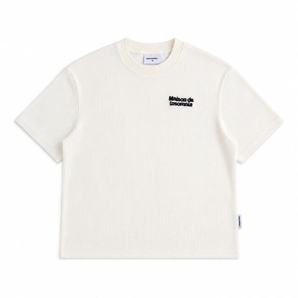 [NEW ARRIVAL] Áo Thun Waffle Cotton In Phồng Maison De Insomnia Form Boxy Unisex - TS079