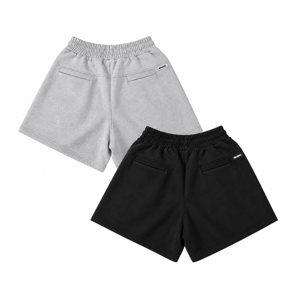 [NEW ARRIVAL] Quần Short Nỉ Cua 420GSM Đính Logo Kim Loại INSOMNIA Form Ống Rộng Unisex - PS031