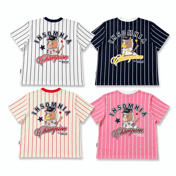 [NEW ARRIVAL] Áo Thun Boxy Cotton Sọc Bóng Chày 