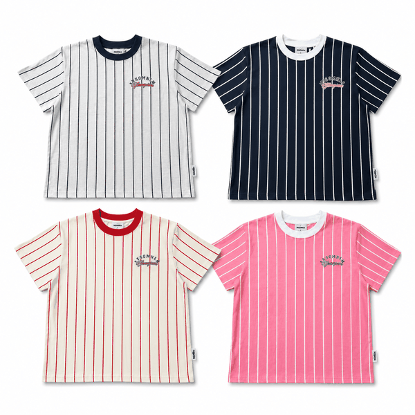 [NEW ARRIVAL] Áo Thun Boxy Cotton Sọc Bóng Chày 