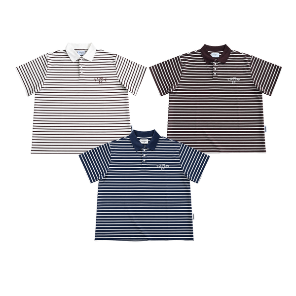 [NEW ARRIVAL] Áo Polo Boxy Stripes Thêu 