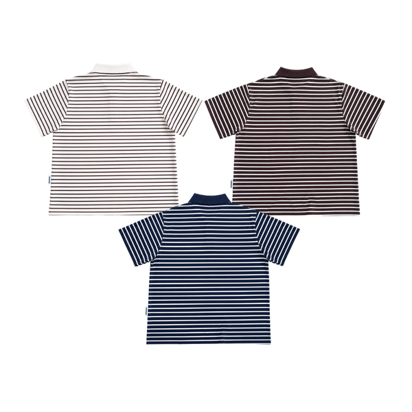 [NEW ARRIVAL] Áo Polo Boxy Stripes Thêu 