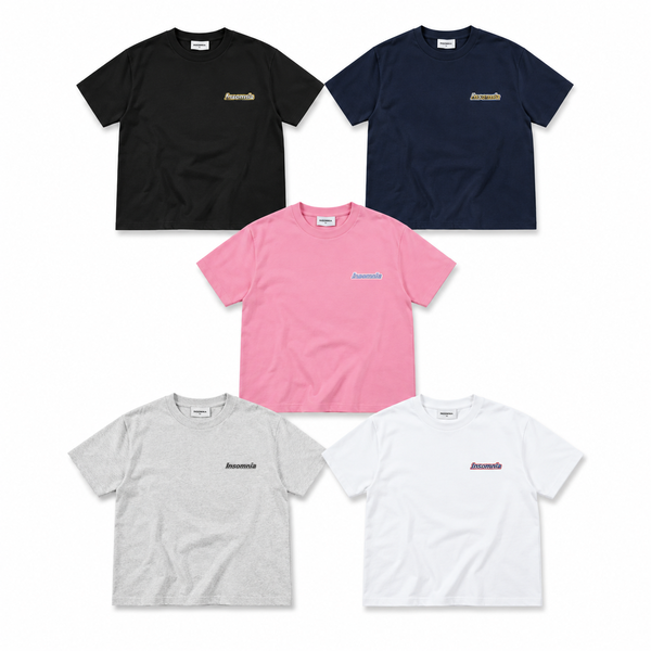 [NEW ARRIVAL] Áo Thun Local Brand INSOMNIA Form Boxy Thêu Xù Ver4 250Gsm Cotton - TS061
