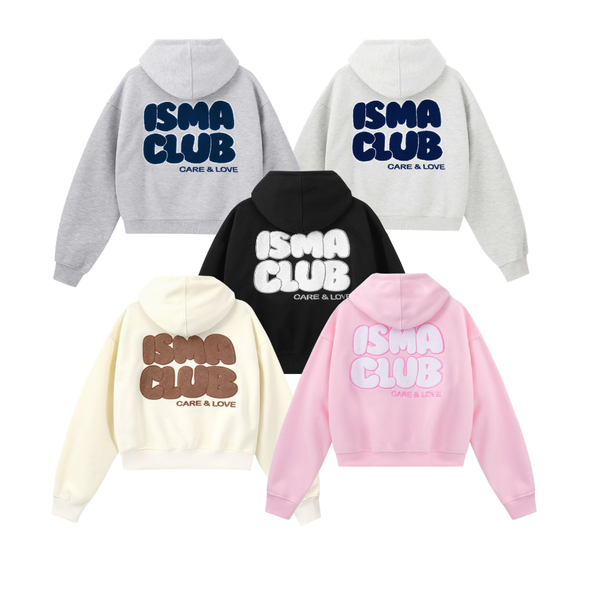 Áo Hoodie Zip 2 Da Thêu Xù Care & Love INSOMNIA Form Boxy - HD010